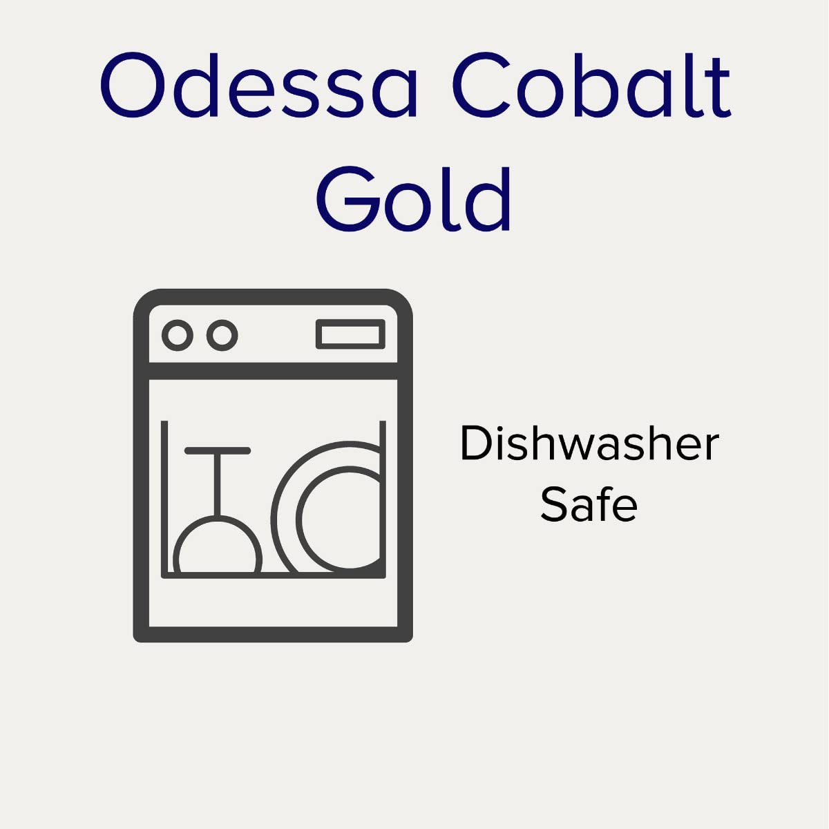 Noritake Odessa Cobalt Gold 5-Piece Place Dinnerware Setting in Blue/White