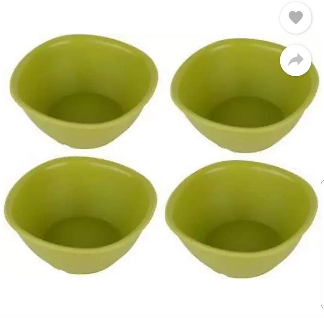 Tupperware Legacy Pinch Cereal Or Soup Bowls Set Of 4 Multicolor