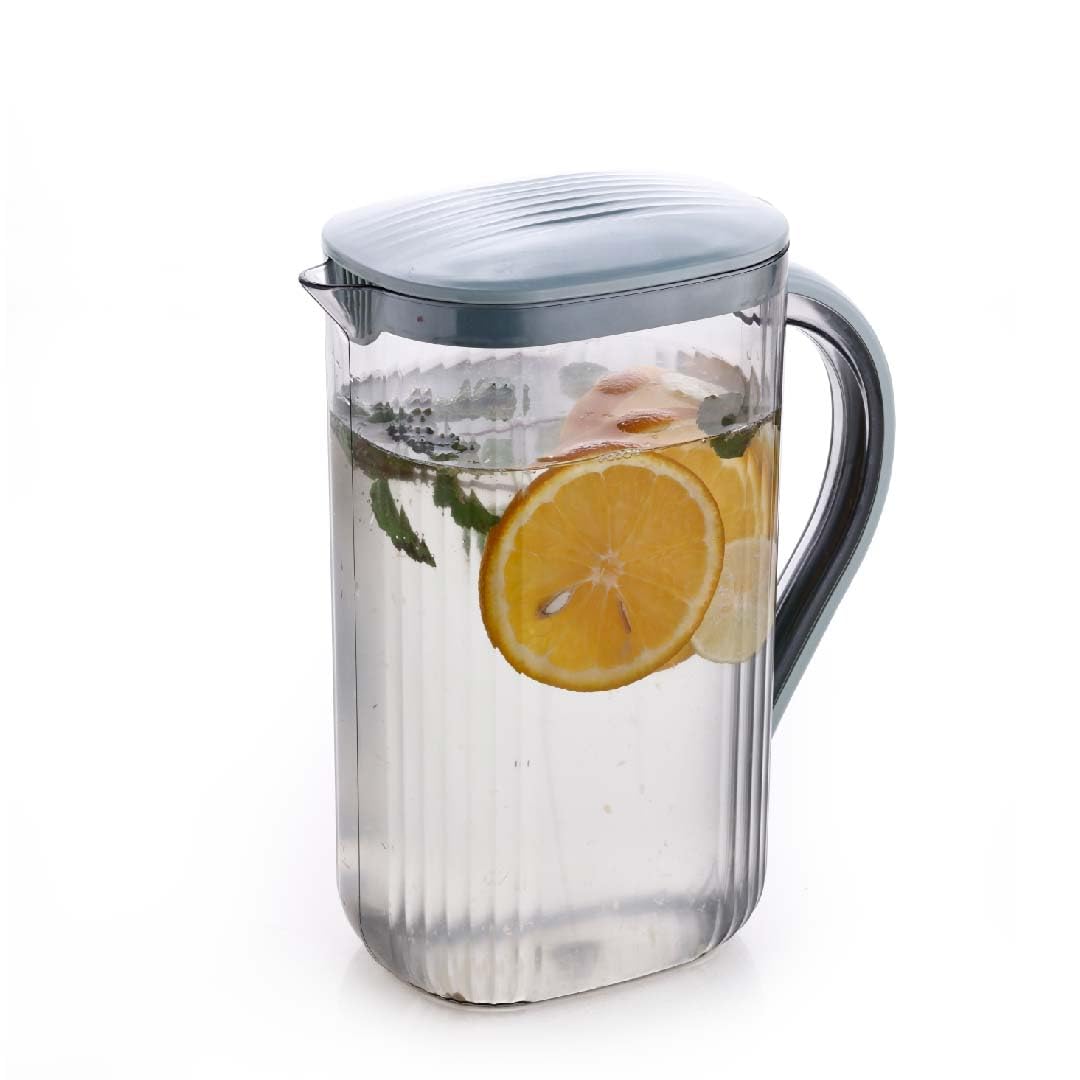 Ganesh Aura Water Jug Plastic, Bpa Free Food Grade Jug With Lid, Kitchen Accessories Items, Jug For Serving Water, Juices, Bever