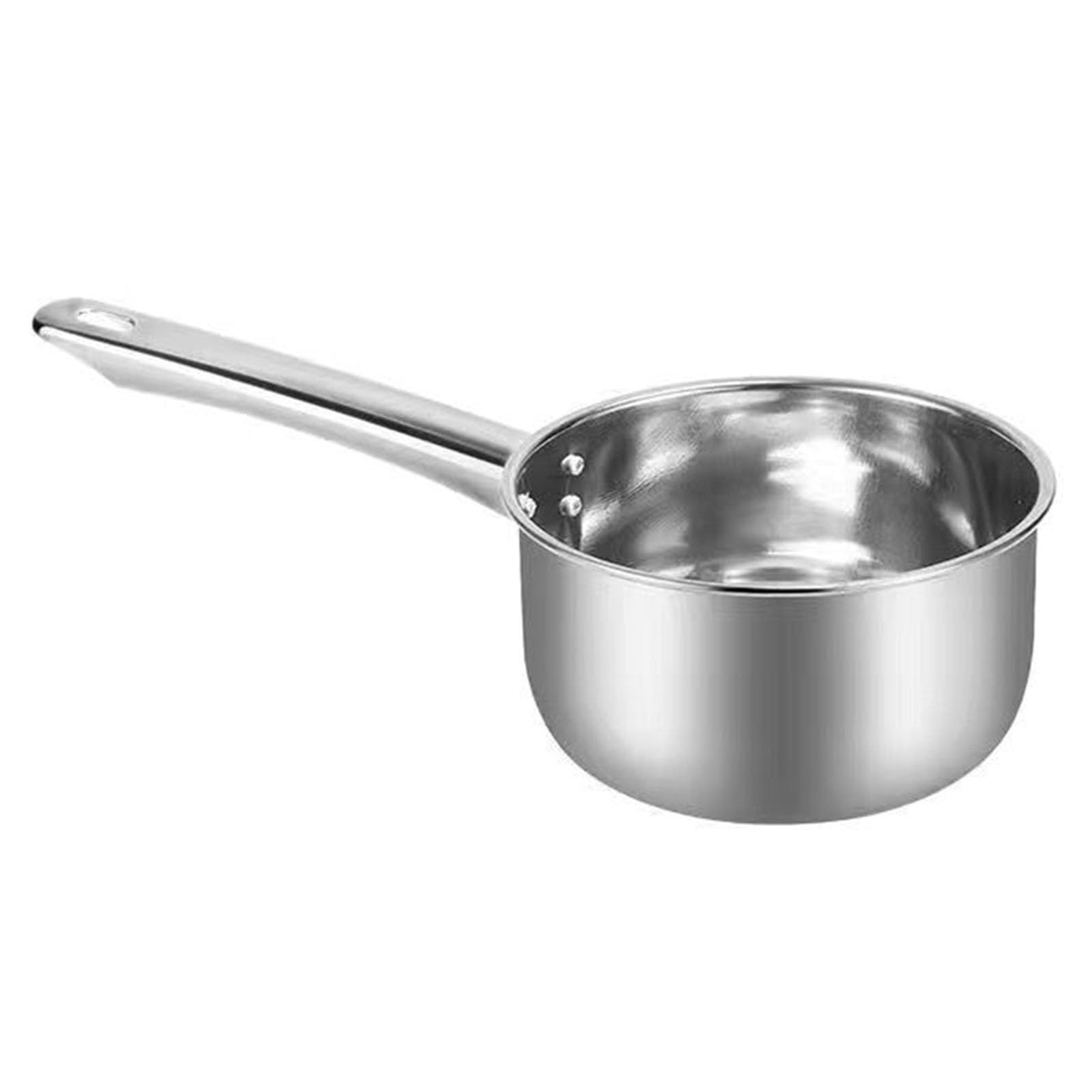 CATIEBYE Stainless Steel Water Ladle 1 pc Kitchen Handled Water Scoop with Long Grip Deep Soup Spoon for Serving Soups Sauces Ho