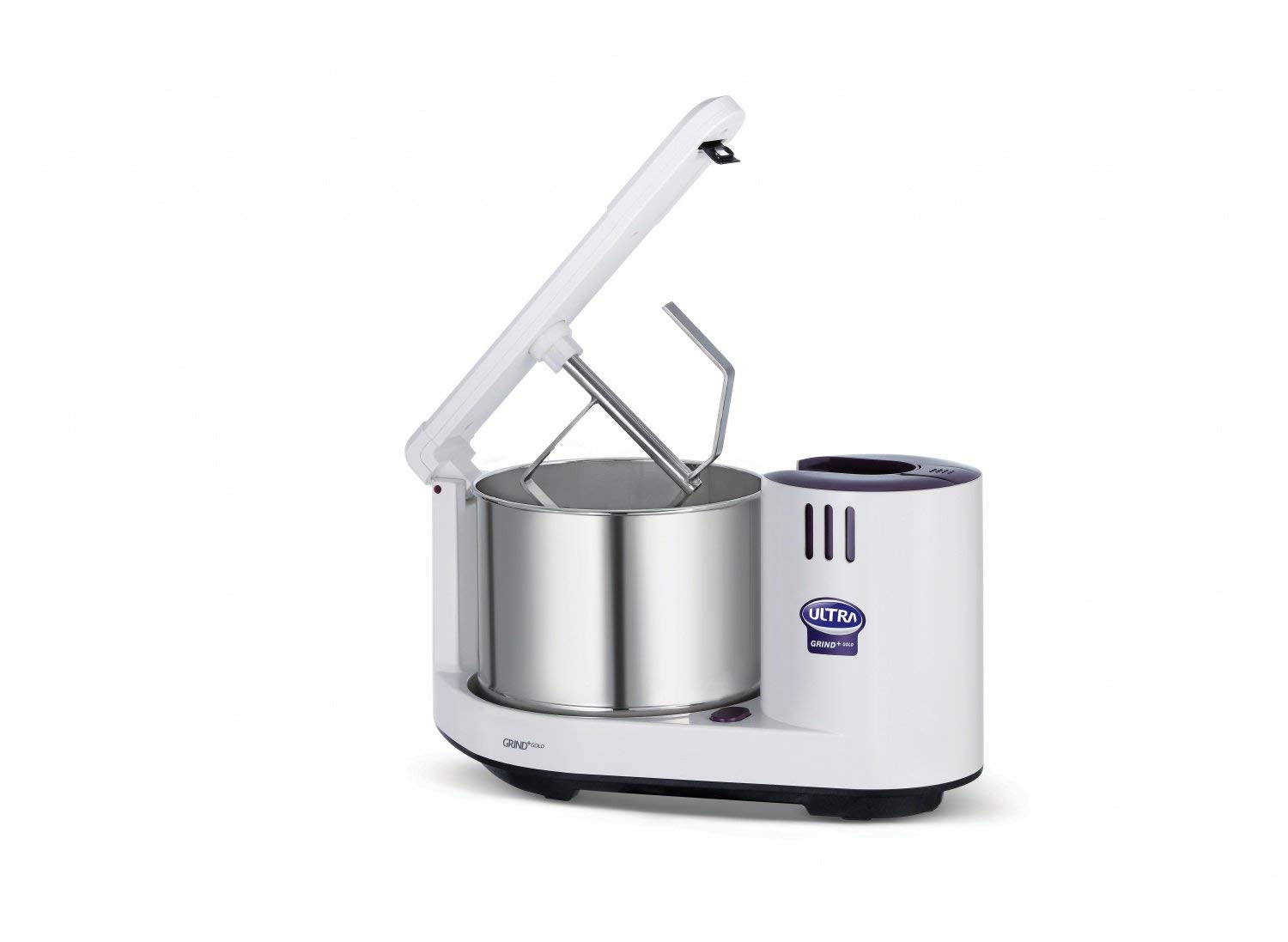 Elgi Grind+ Gold Table Top Wet Grinder With Atta Kneader, 110 Volt, 2-Liter, Purple