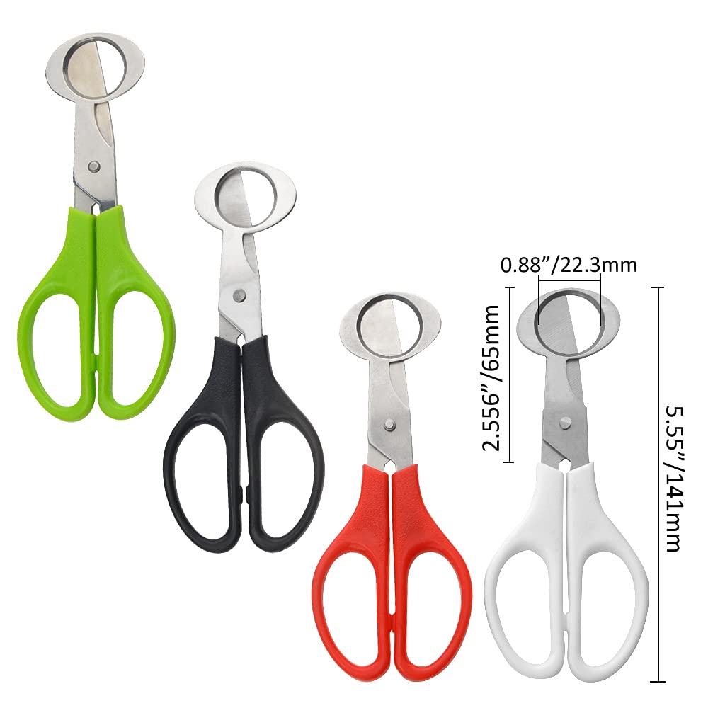 Xinmeiwen 12Pack Stainless Steel Quail Egg Cutter Scissors Quail And Pigeon Egg Cutter Tool Quail Scissors Opener Quail Egg Crac
