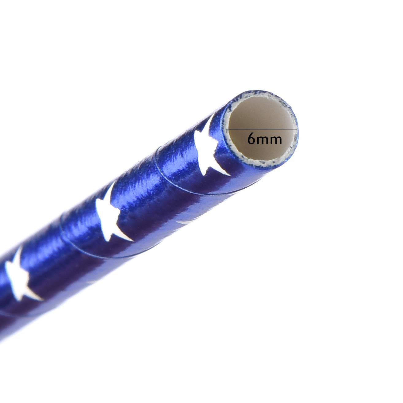ALINK American Flag Red Blue White Paper Straws  100 Straws for Memorial Day /4th of July  Super Bowl  Patriotic Party  Americana Themed Party Celebration
