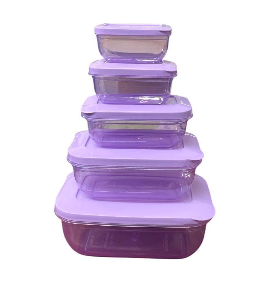 C.S.M Csm Rectangular Plastic Food Storage Container With Air Tight Lid Kitchen Container Meat Box Fridge And Freezer Storage Bo