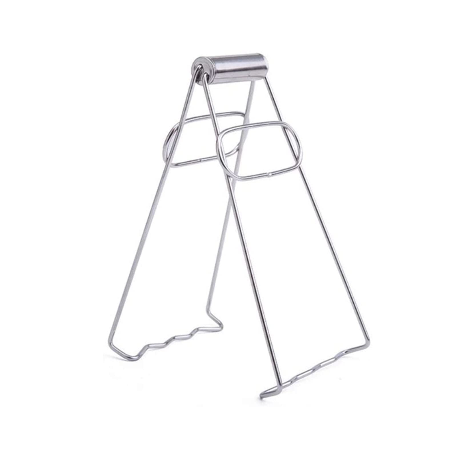 Olirexd Universal Kitchen Stainless Steel Plate Lifter, Folding Hot Dish Plate Bowl Clip Plate Retriever Tongs