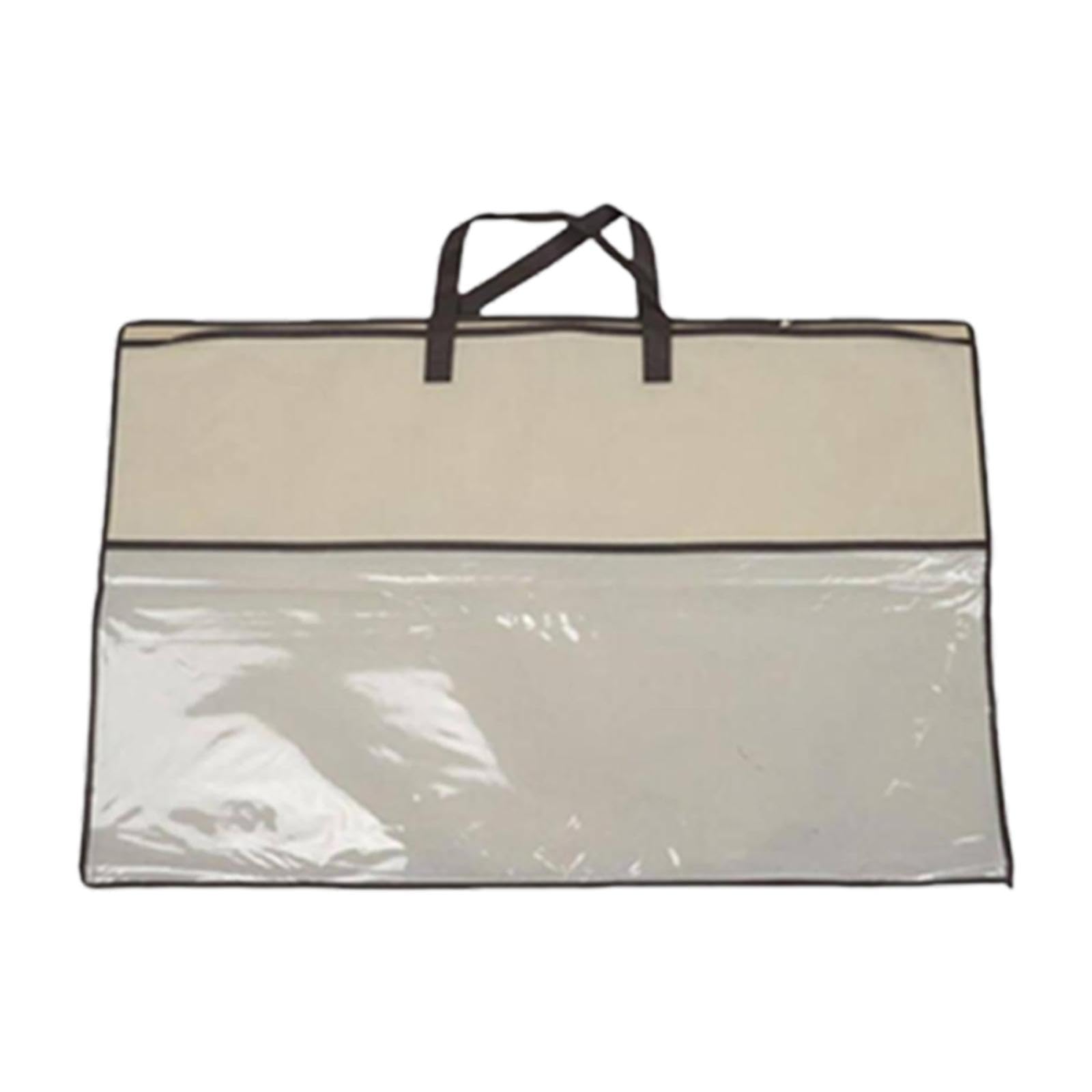 Ecomistiq Clothing Organizer With Zipper Blanket Storage Bag For Clothes Pillows Sheet 50X75Cm | Storage Bags | Home Organizatio