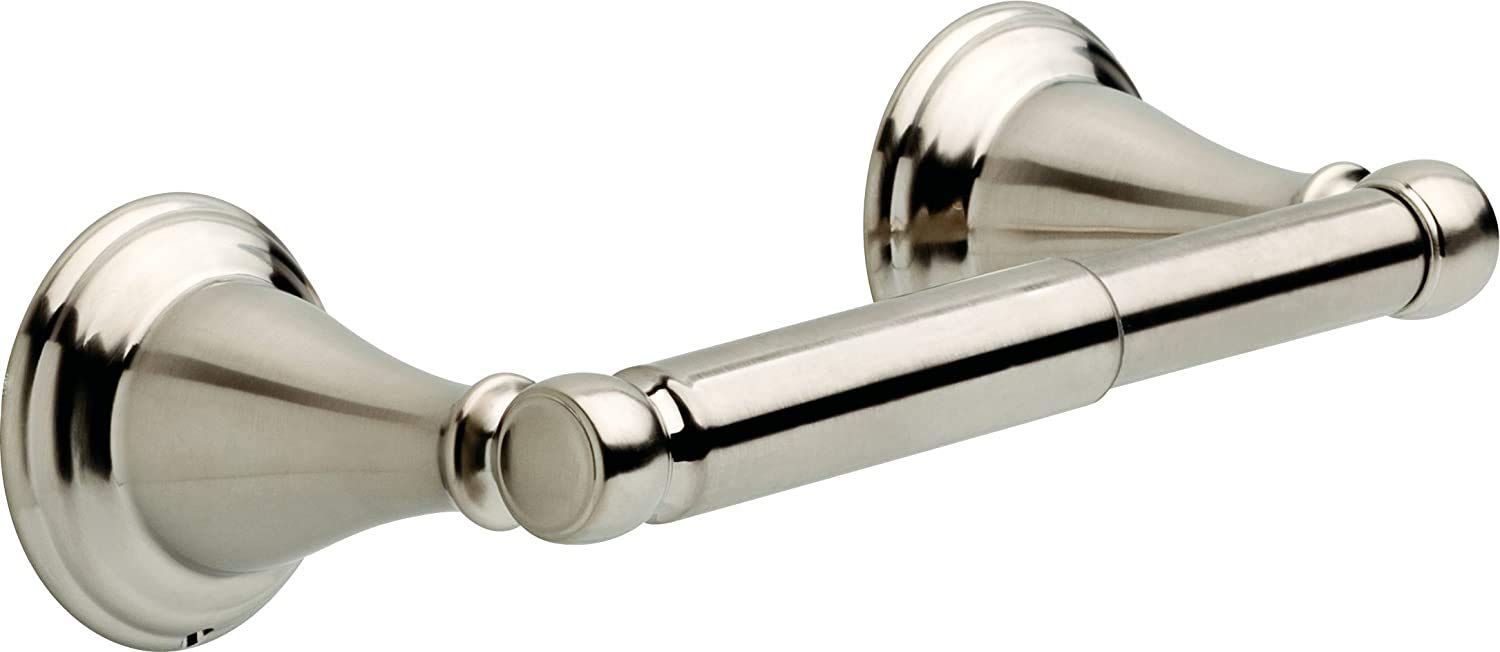 Delta Windemere Toilet Paper Holder, Stainless, Bathroom Accessories, 70050-Ss 3.50 X 2.16 X 8.13 Inches