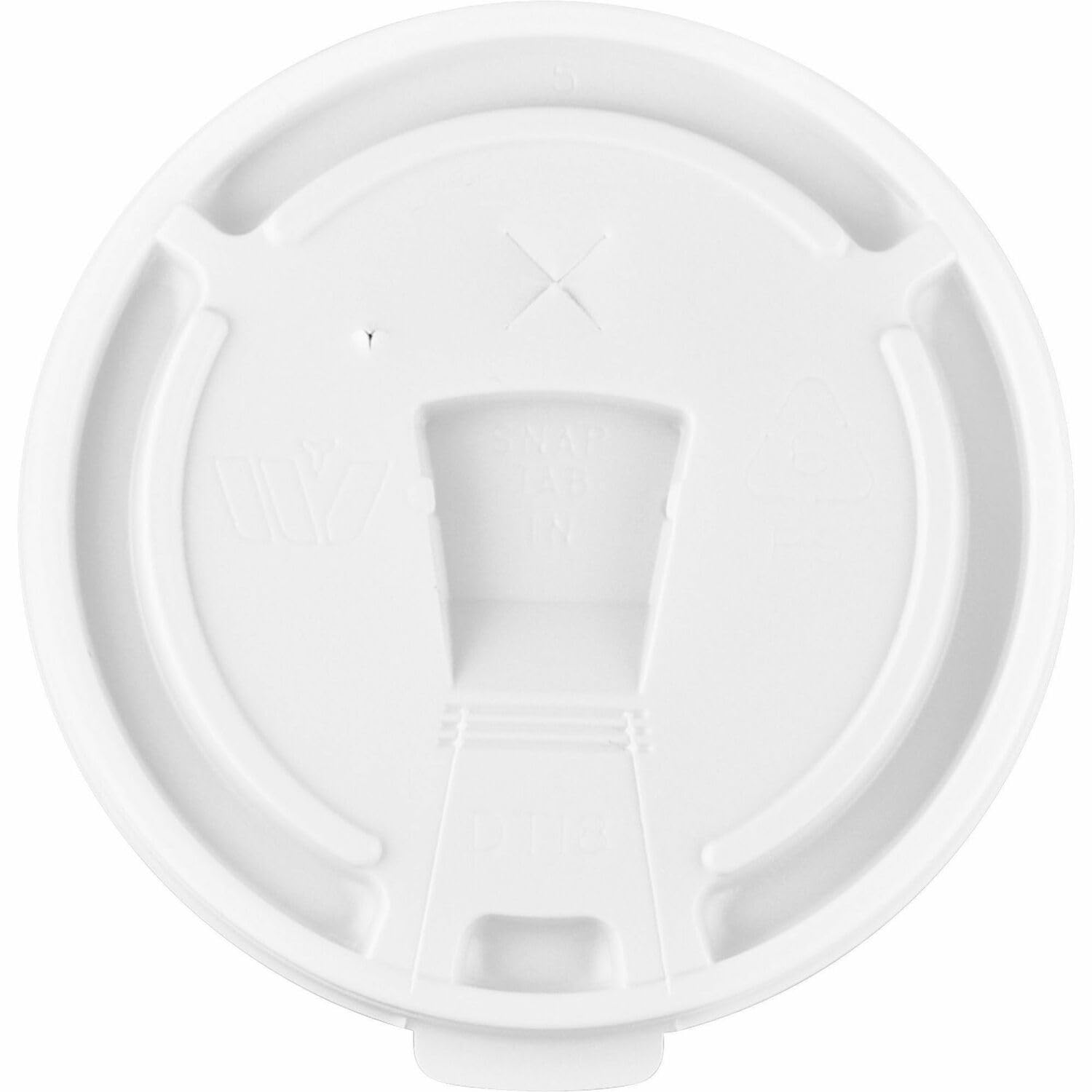 Genuine Joe 58555 Lids, for Foam Cups, 1216 oz., 1000/CT, White