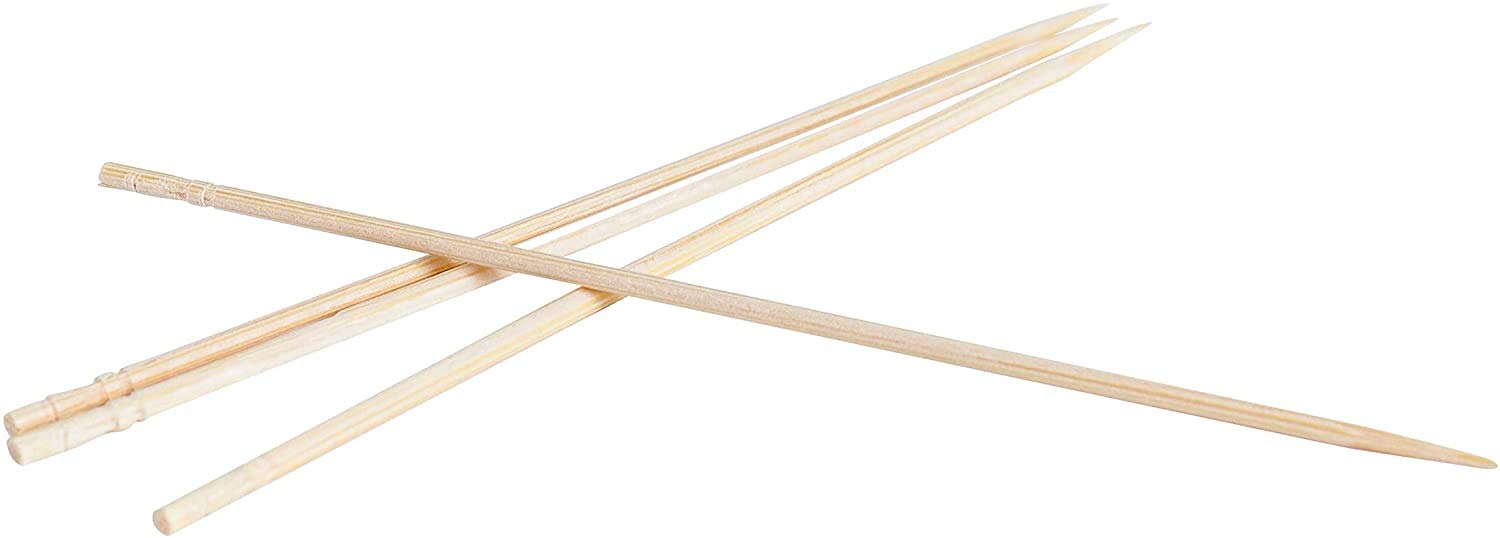 Jacent 4 Inch Appetizer Bamboo Skewers (300 count per pack): 3 Packs