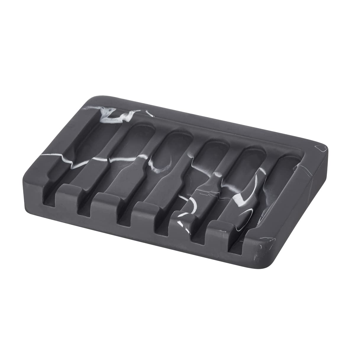 Iniunik Self Draining Soap Dish, Bar Soap Holder Soap Dishes For Bar Soap, Marble Look Soap Dish For Shower Soap Bar Holder Soap