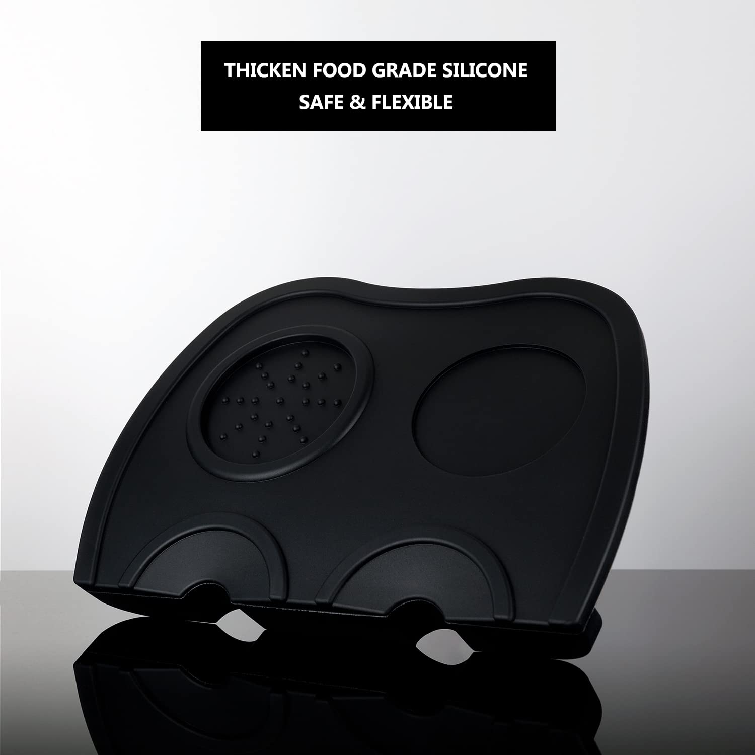 Coffee Tamper Mat Silicone Corner Tamping Mat (Large)