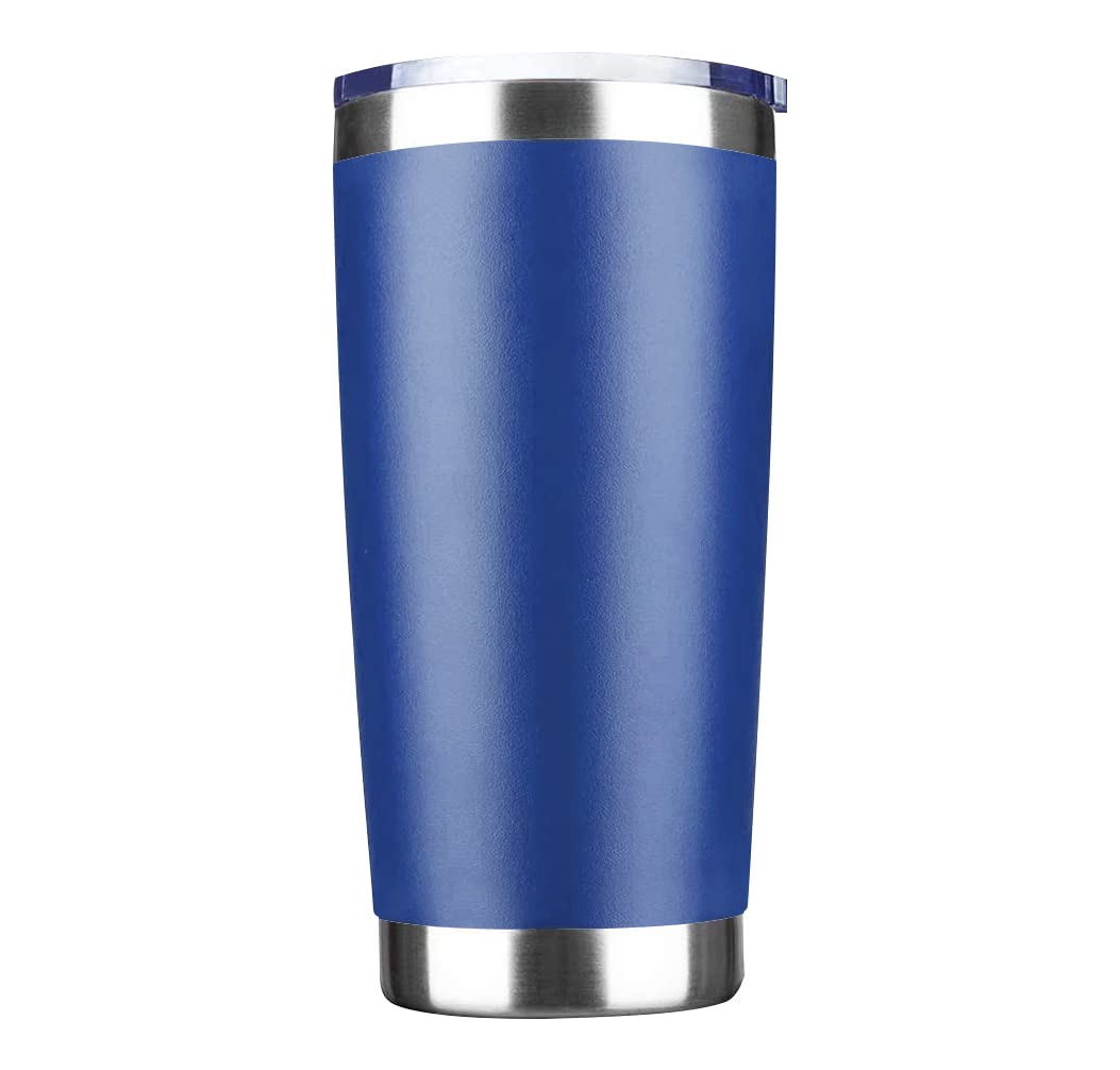 Ecomozz 20Oz Tumbler Stainless Steel Vacuum Insulated Mug With Lid, Double Wall Travel Mug, Durable Powder Coated Coffee Cup, Su