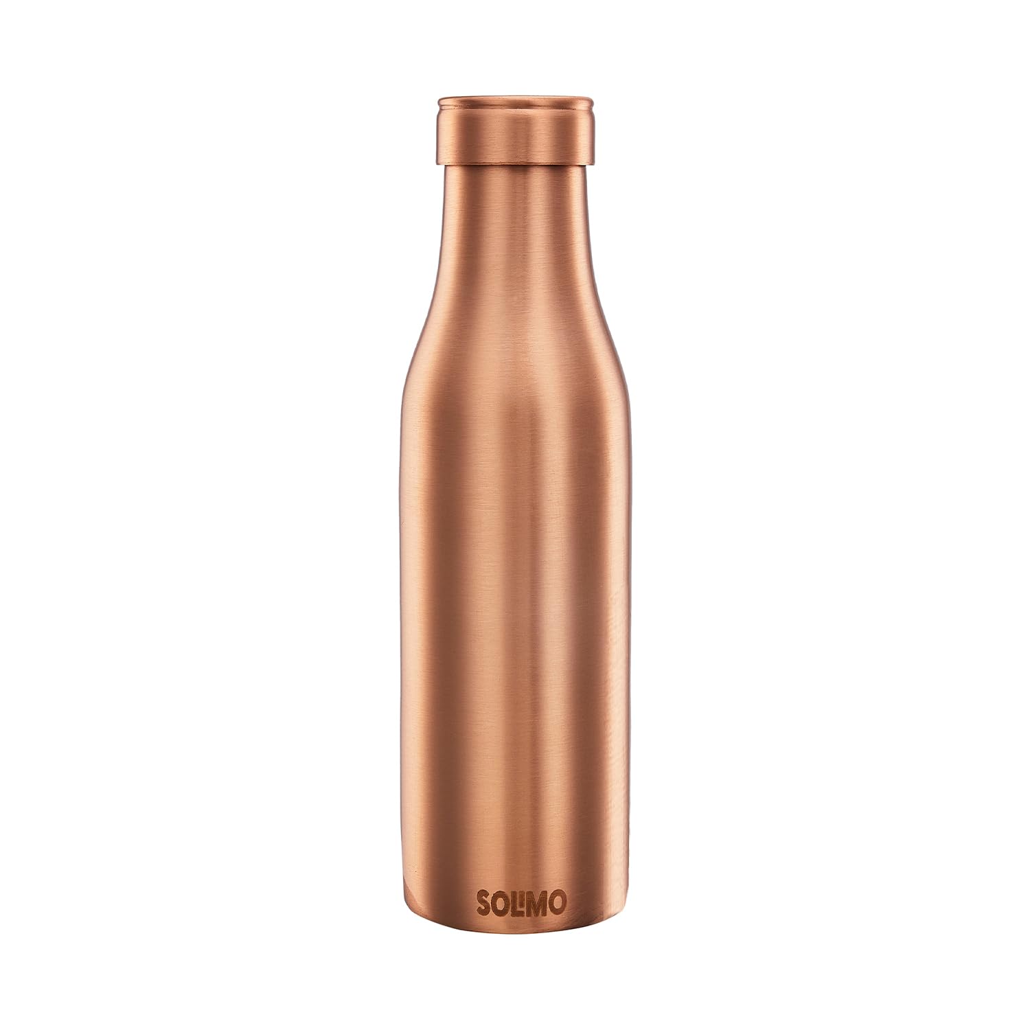Amazon Brand  Solimo Copper LeakProof Mat Finish Designer Bottles | 950 Ml | Pure Copper | Elegant Matte Design | Daily Wellne