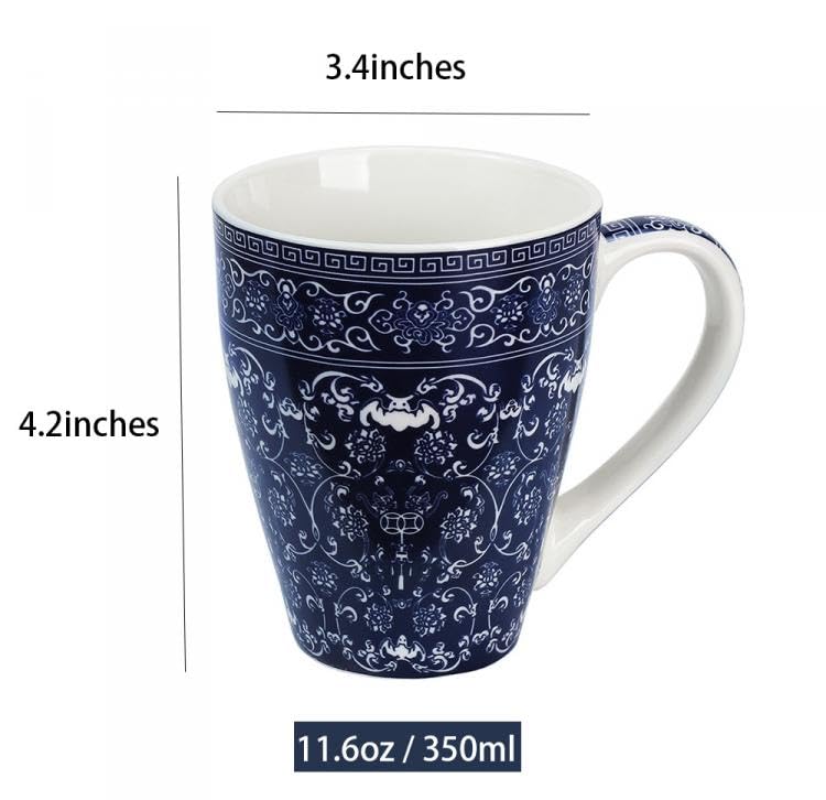 Blue And White Porcelain Coffee Mug Tea Cup - China Mug Gift