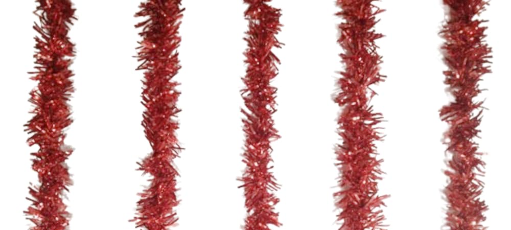 Hesch 9 Brand Chamki Decoration Ladiya For Birthday, Decoration Ladiya For Party Red Colour Chamki Ladiya, 9 Ribons Each 10 Feet