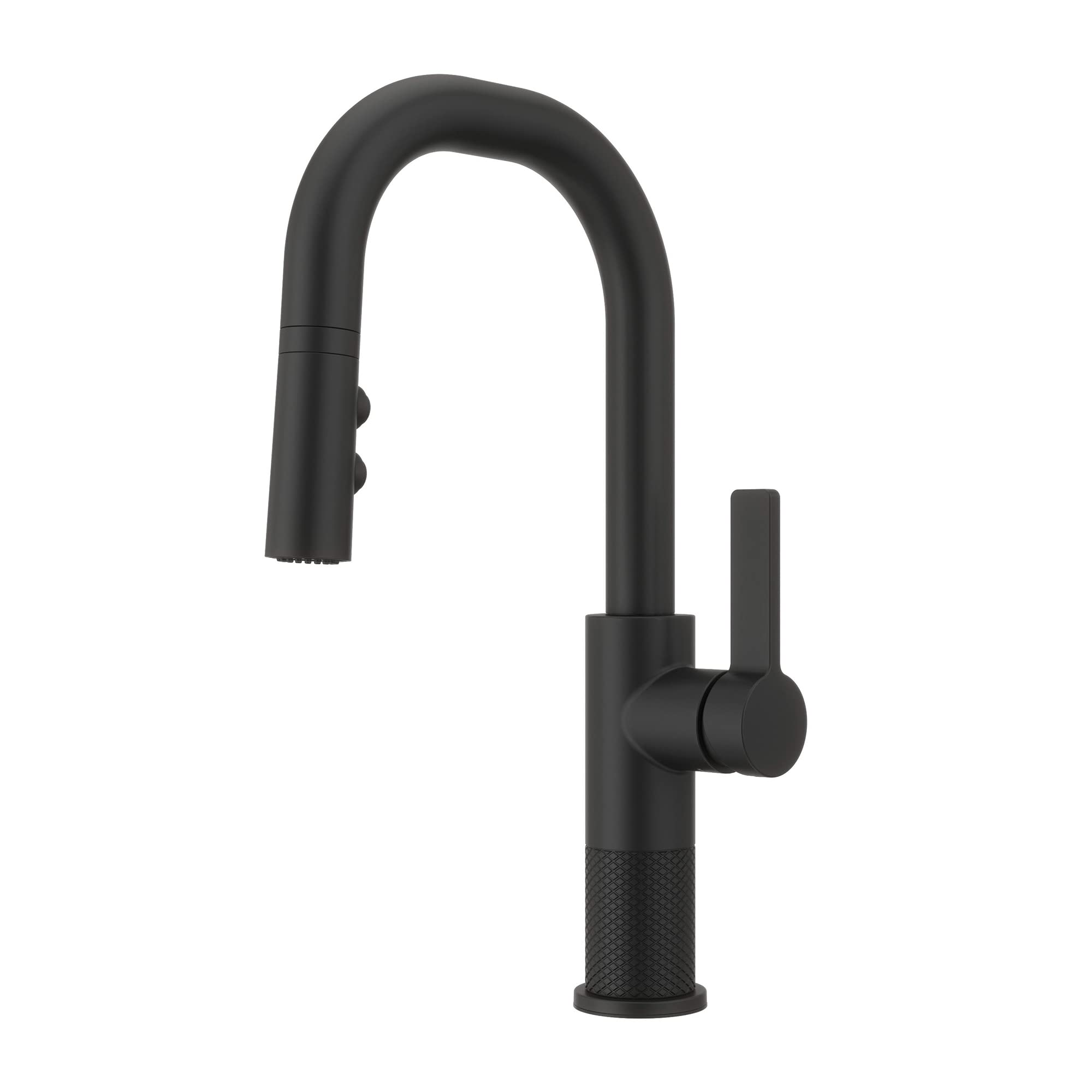 Montay 1-Handle Pull-Down Kitchen Faucet in Matte Black