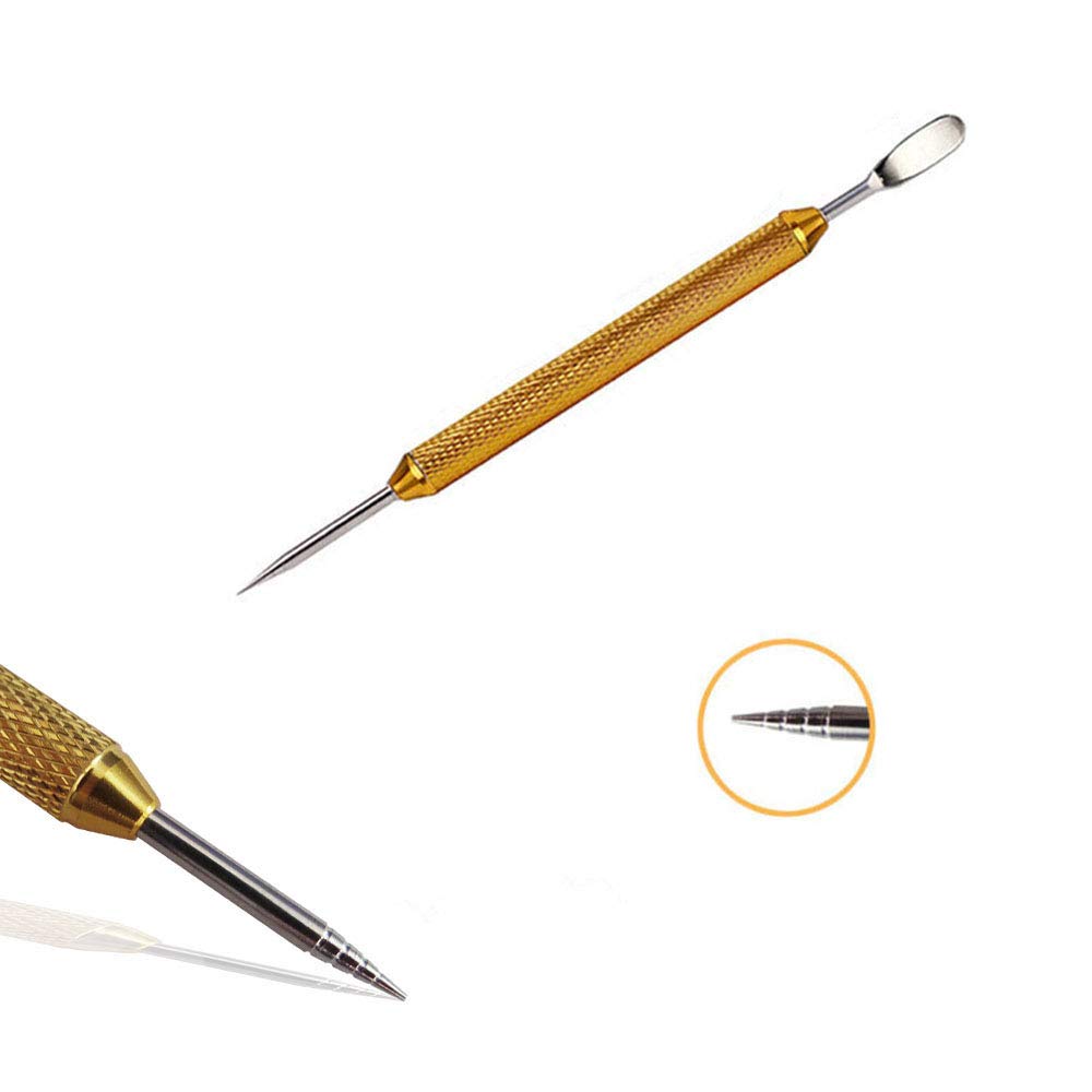 Pzrt Coffee Latte Art Pen Stainless Steel Cappuccino Latte Coffee Decorative Art Pen Fancy Cafe Tool, Gold