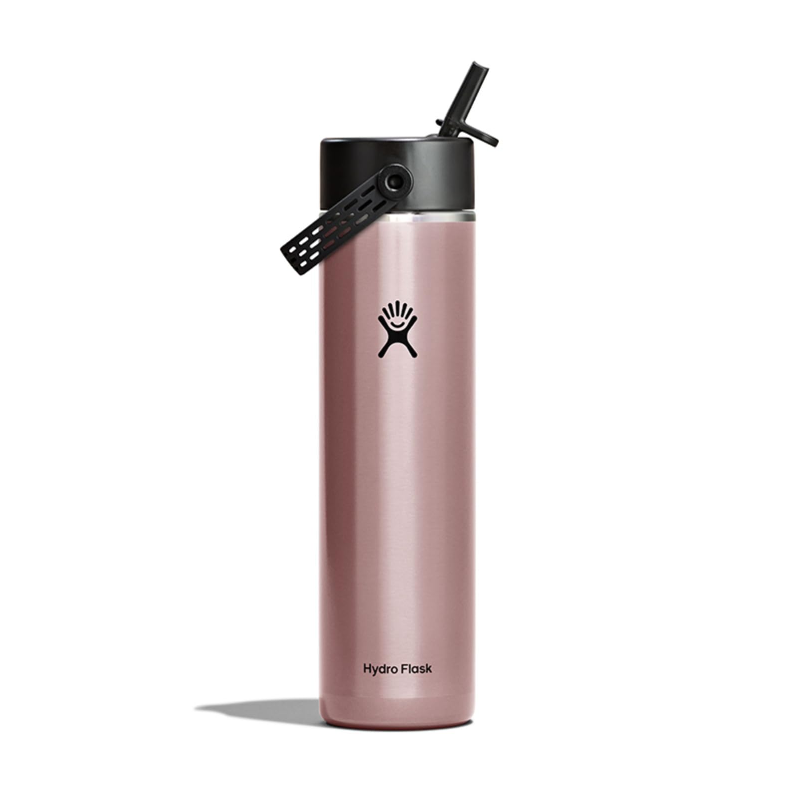 Hydro Flask 24 Oz Lightweight Wide Straw Lid  Insulated Stainless Steel Water Bottle  Hiking, Commuting Quartz