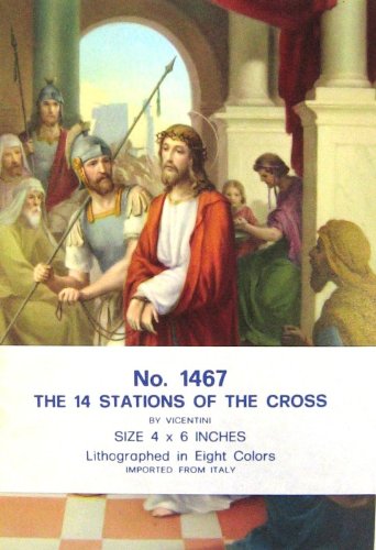 The 14 Stations Of The Cross Poster Set (14 - 4 X 6 Cards)