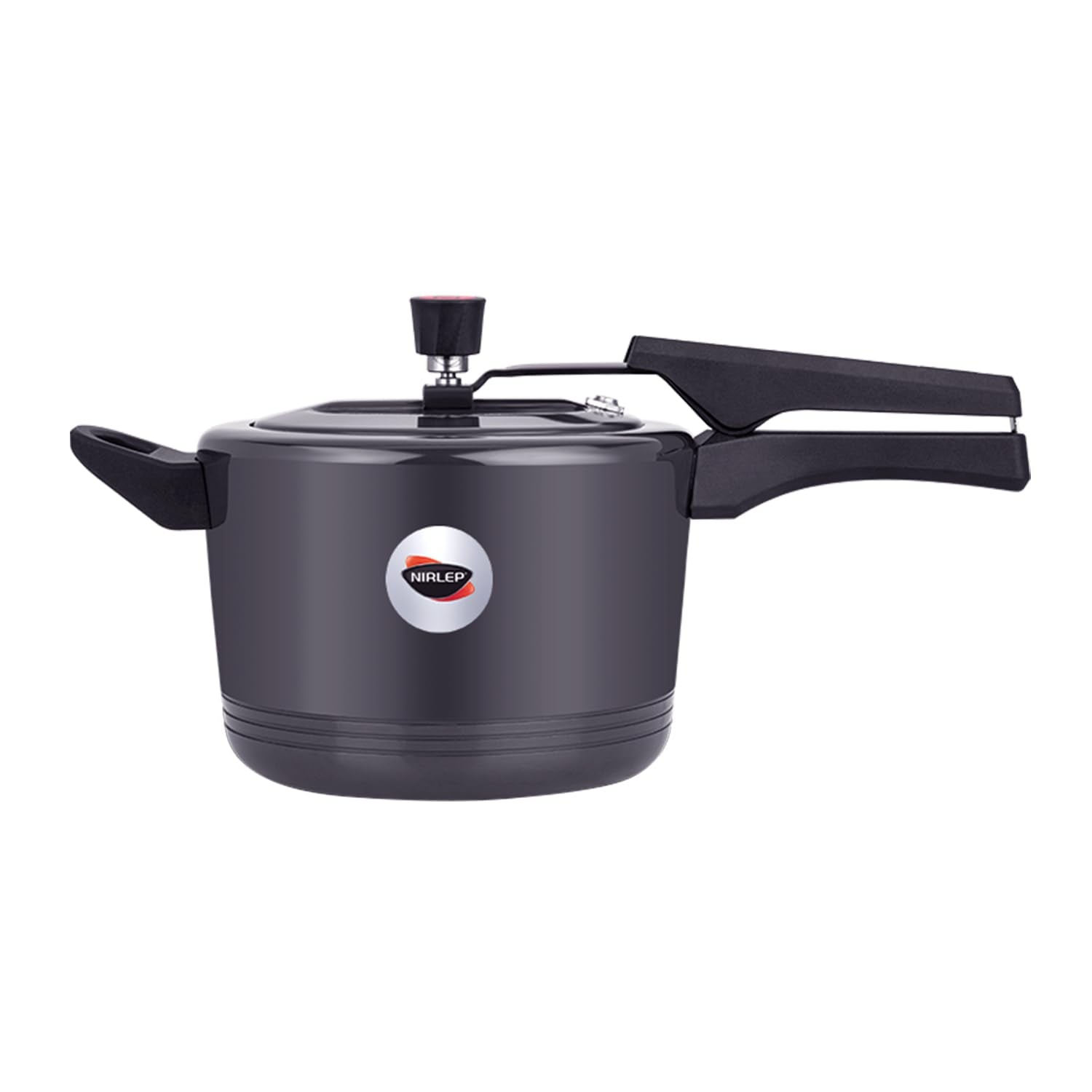 Nirlep Nutrihealth Pro 5 Litre Inner Lid Hard Anodized Aluminium Pressure Cooker