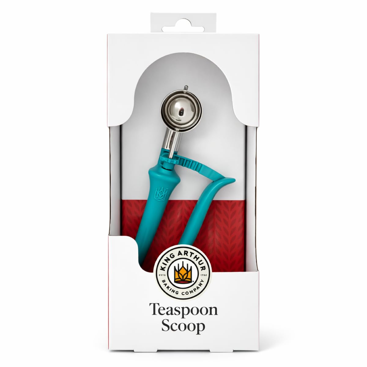 King Arthur Baking Company Teaspoon Cookie Dough Portion Scoop for Mini Drop Cookies, Scones, and Pizzelle