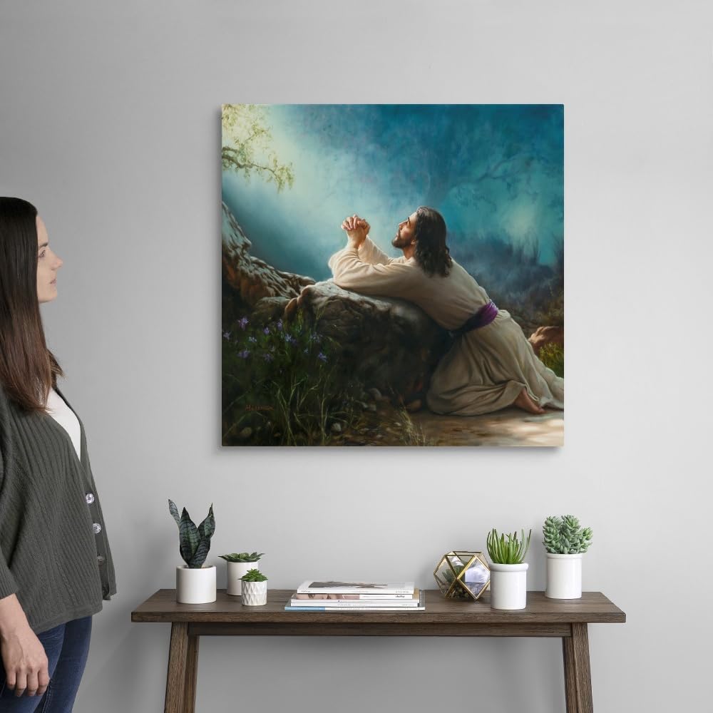Canvas On Demand Gethsemane Canvas Wall Art Print By Mark Missman, Traditional, Home Decor, Christian, Christianity Artwork, 30'