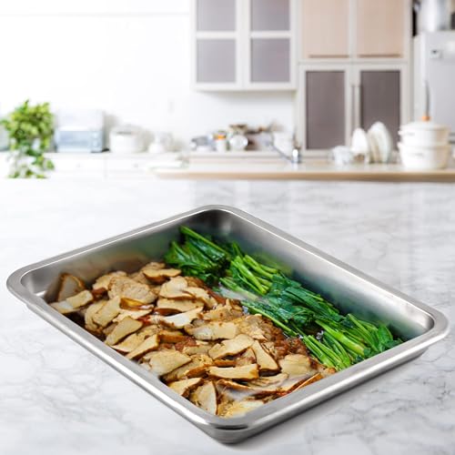 Nuwave Genuine Heavy Duty 18/8 Stainless Steel Tray By Original Manufacturer, Compatible With Bravo Xl Models, Convectional Oven