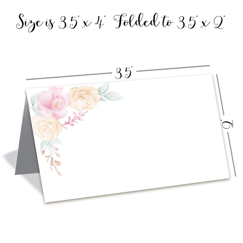 Wedding Place Card Signs - Set Of 100 - Blank Wedding Stationery - Table Setting Cards For Under $15!
