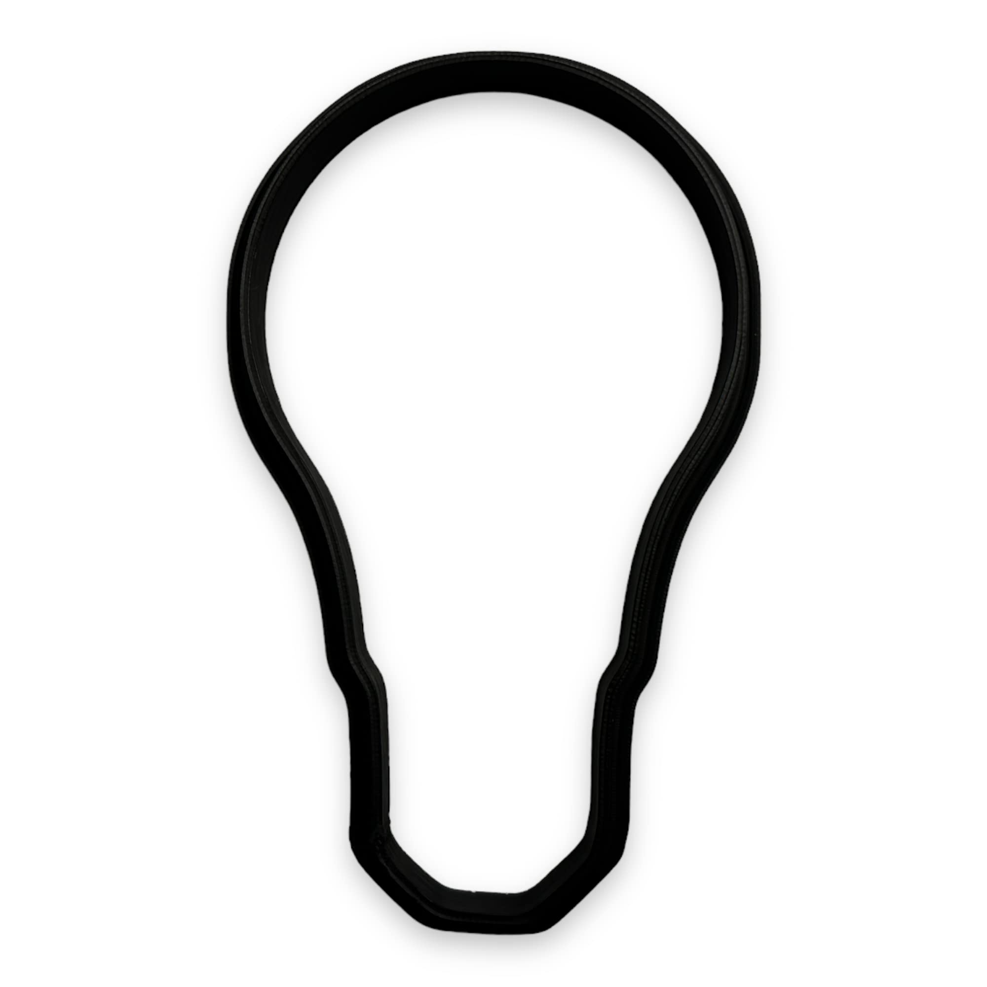 Lightbulb Cookie Cutter With Easy To Push Design (4 Inch)