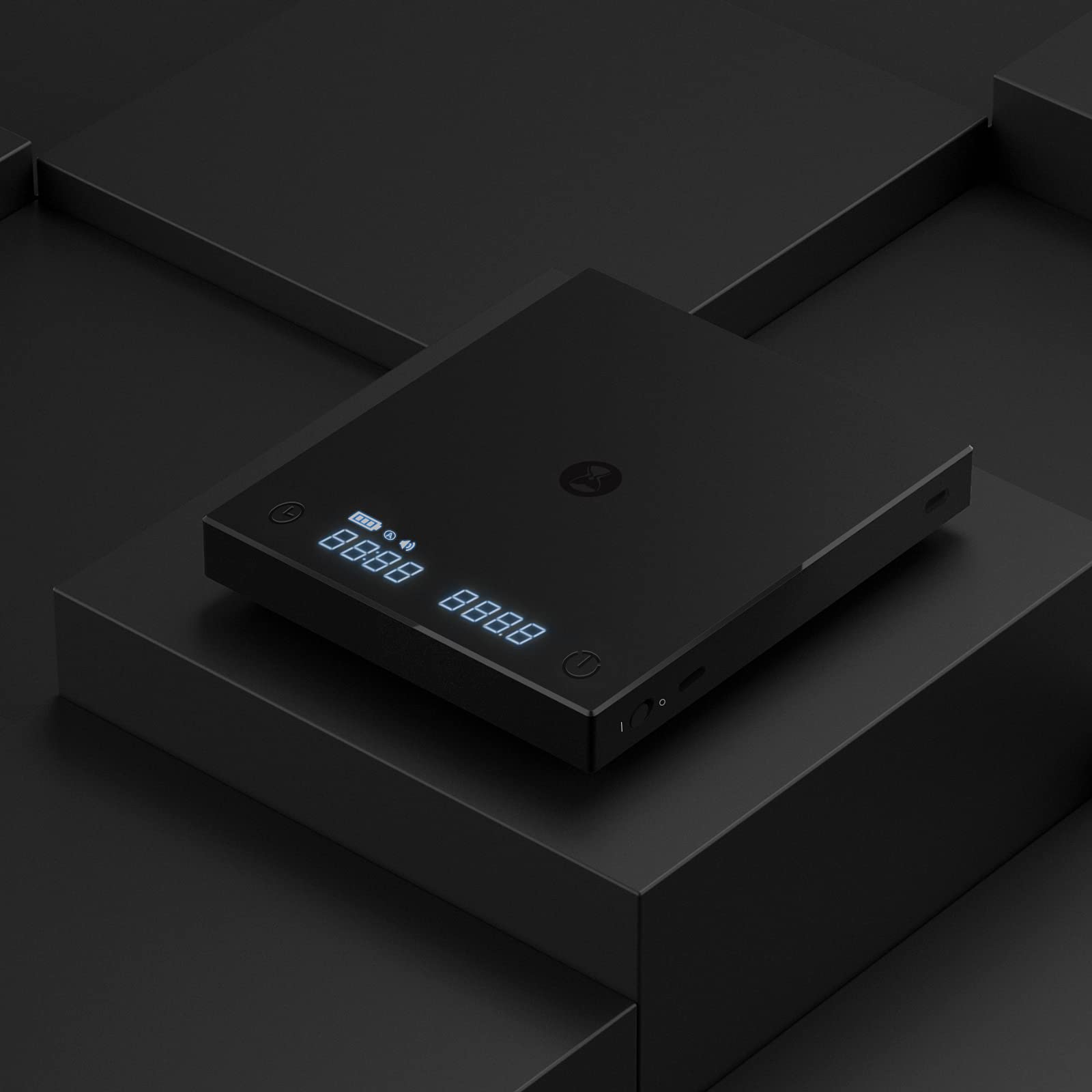 TIMEMORE Coffee Scale  2021 New Version Black Mirror Basic Plus  Digital Espresso Coffee Scale Kitchen Scale with Auto Timing  2000 Grams Black Plus