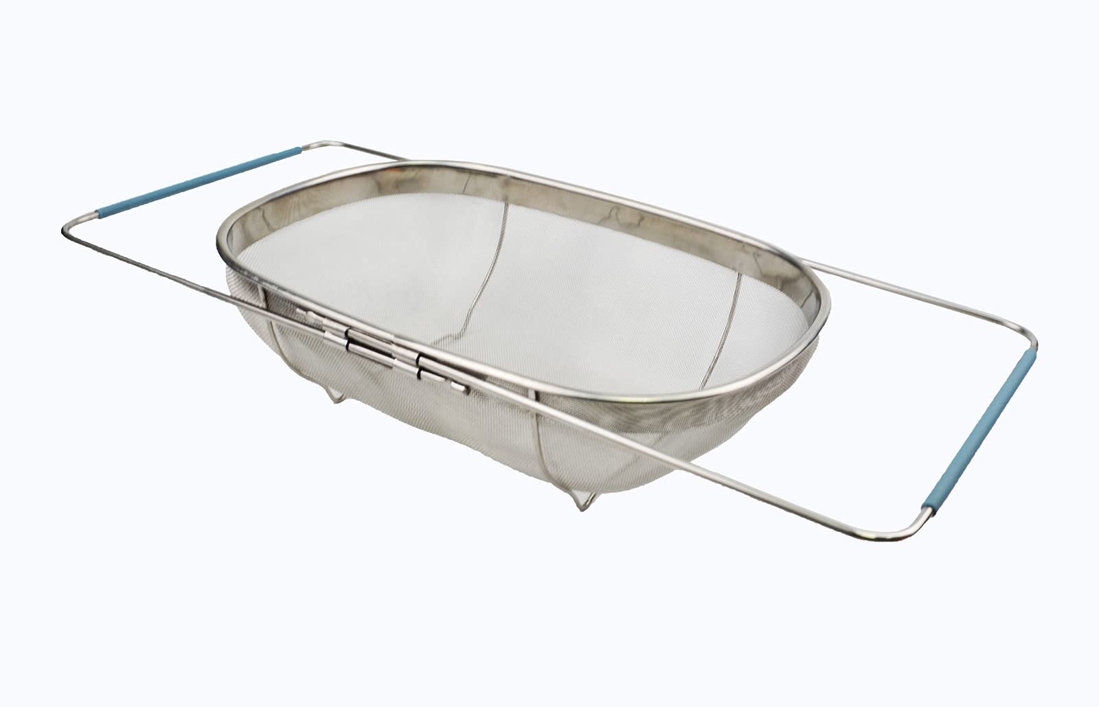 Sammart Expandable Over The Sink Oval Colander/Mesh Strainer Basket (1)