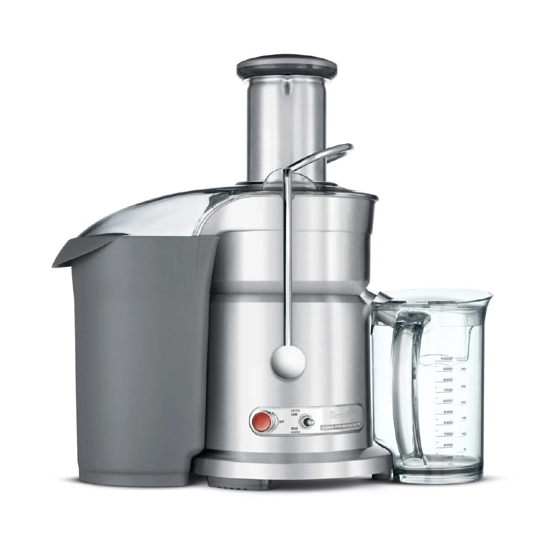 Breville 800Jexl Juice Fountain Elite, Brushed Stainless Steel