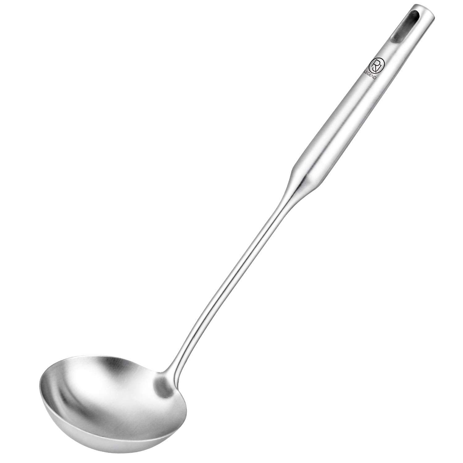 Rj Legend 304 Stainless Steel Soup Ladle 3.7'' - Safe Way To Cooking & Frying Food, Smooth Finish And Round Edges With Heat Resi