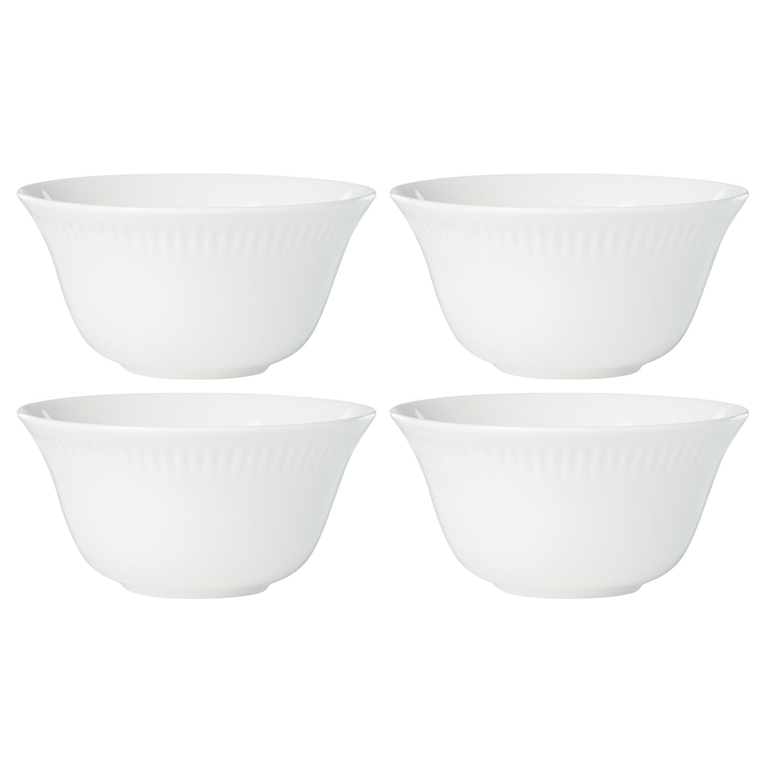 Lenox Profile 4-Piece Small Bowl Set, 2.45 LB, White