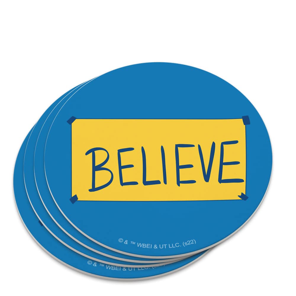 Ted Lasso Believe Novelty Coaster Set