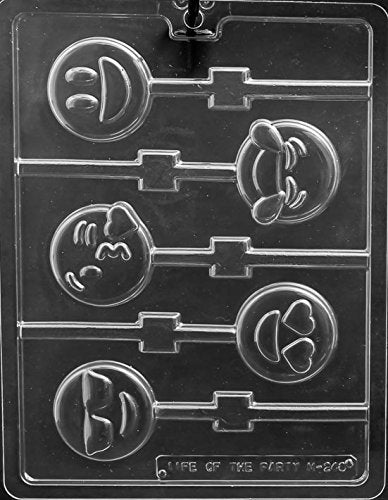 Emoji Lollipop Sucker Chocolate Mold Party Favors