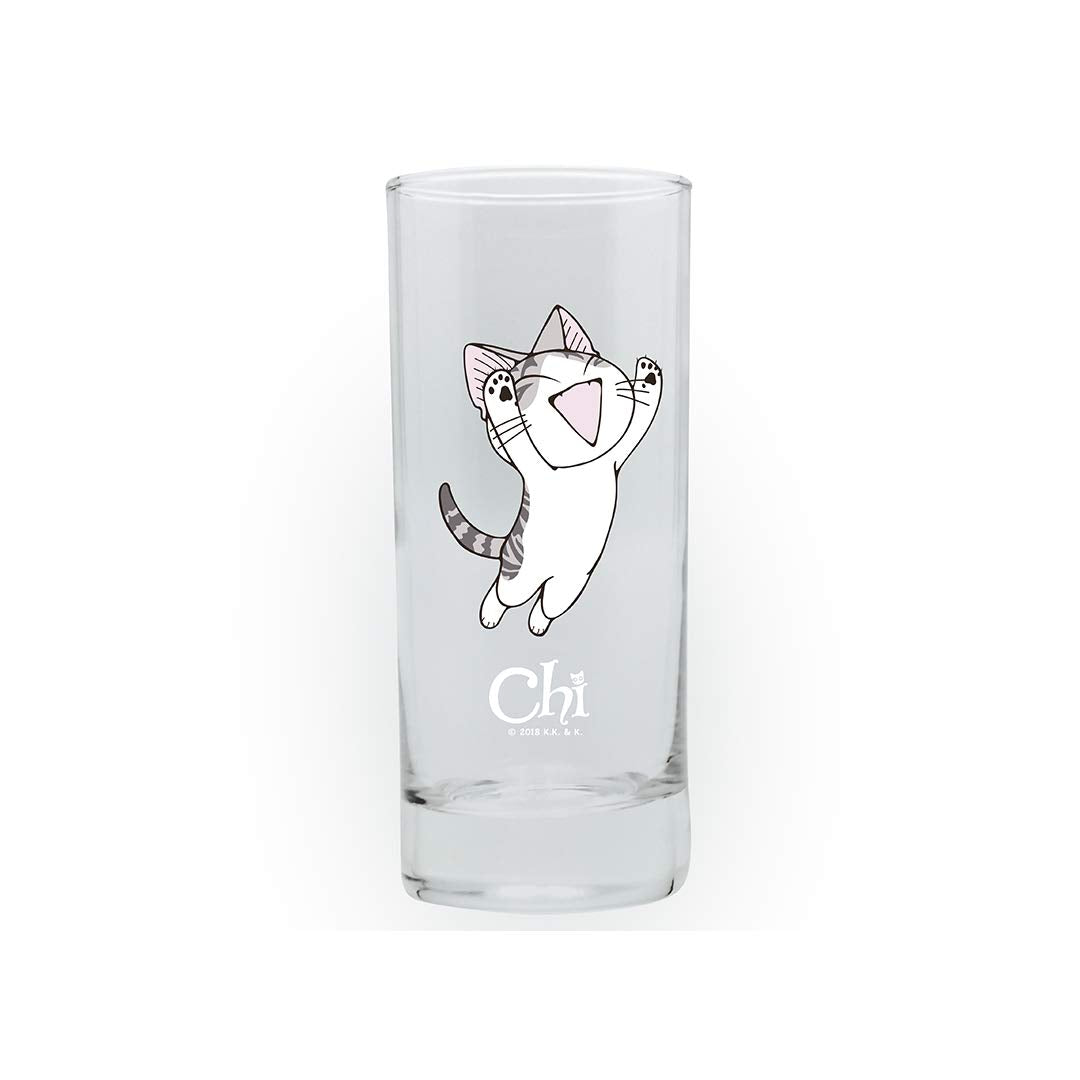 Abystyle Chi'S Sweet Home Cute Kitty Cat Drinking Glass Set 10 Oz. 5.5'' Tall Anime Manga Drinkware Home & Kitchen Essential Gif
