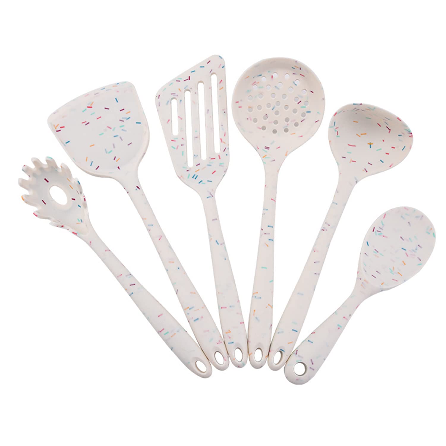 6 Pcs Silicone Kitchen Utensils Set, Silicone Cooking Utensils, Heat Resistant Kitchen Cooking Utensils Set,High Heat Resistant 
