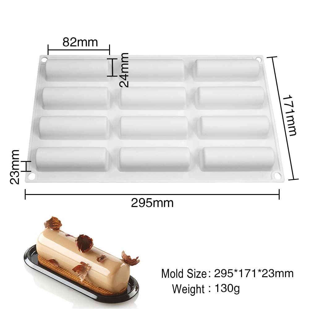 Silicone Oval Cookie Mold Non-Stick Silicone Molds Chocolate Molds For Chocolate Cupcake Candy Pudding Mini Soap Making (A_11.8X