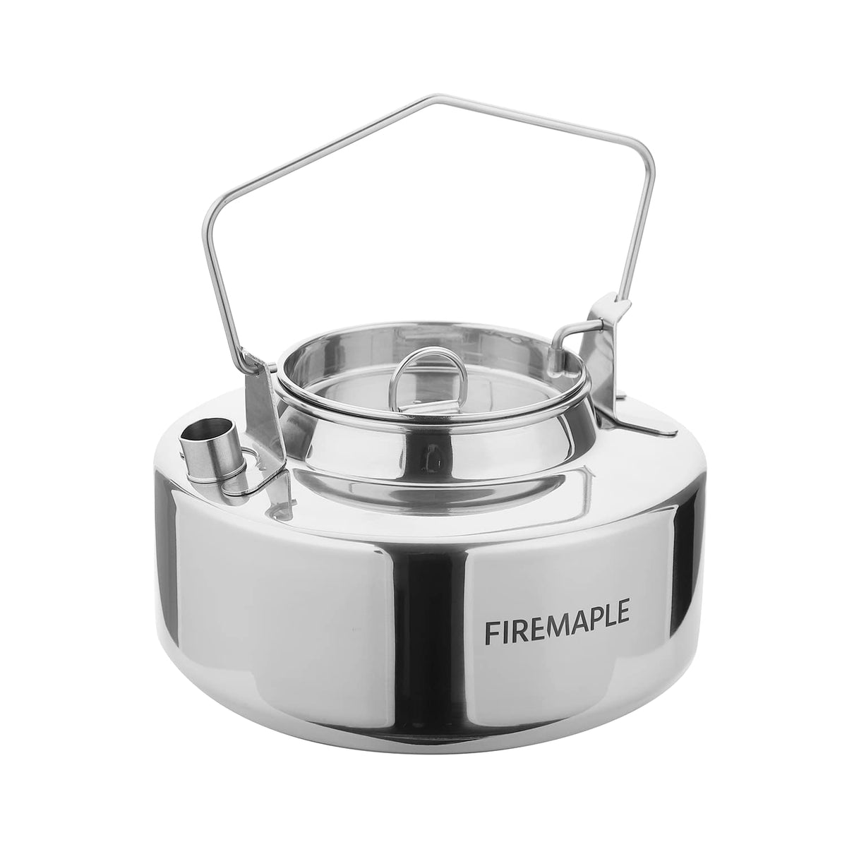 Fire Maple Antarcti Pot Kettle Series | Portable Durable Bushcraft Gear Open Fire Kettle | Sus304 Stainless Steel (Antarcti 1.5L