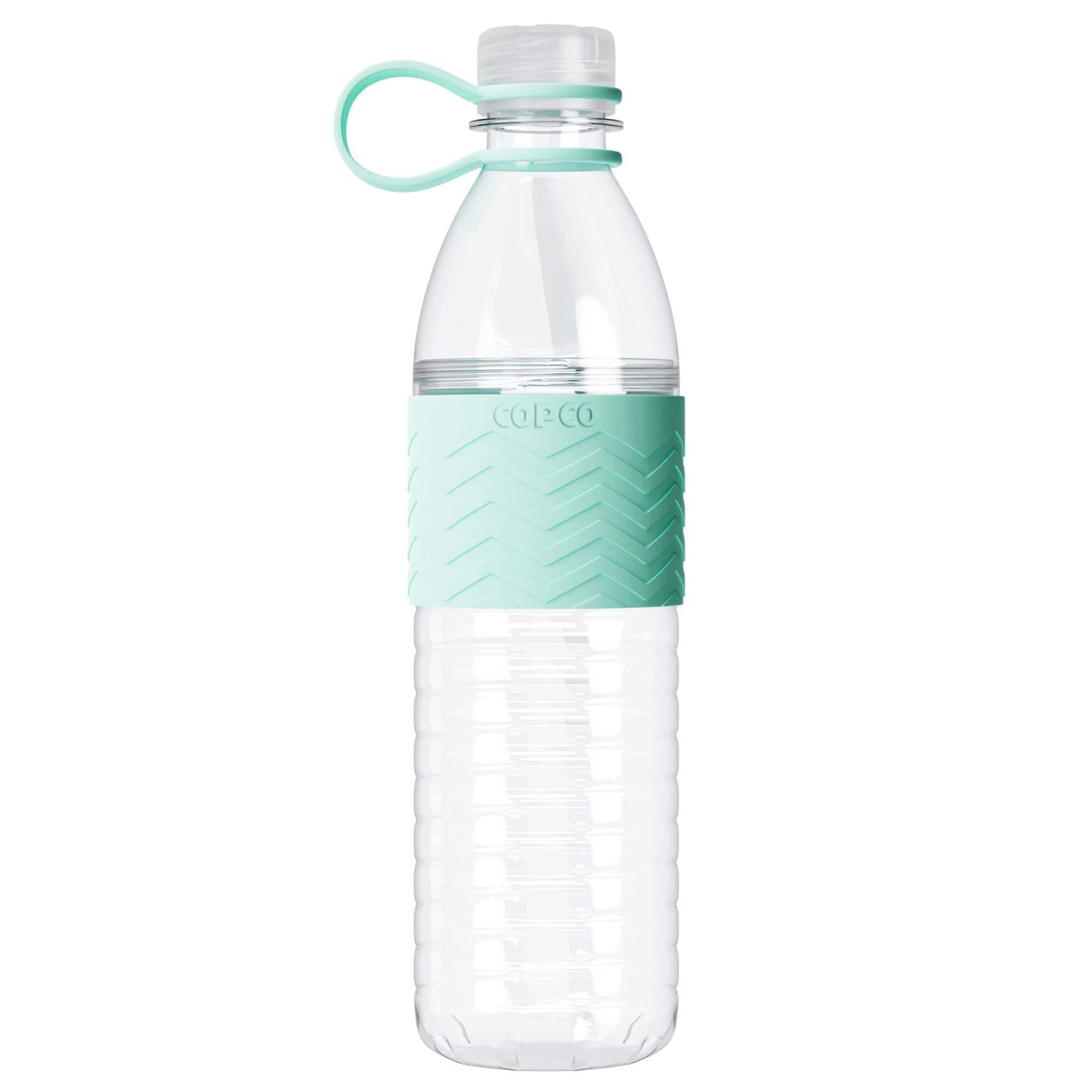 Copco Hydra 20 oz Tritan Water Bottle with LeakProof Lid & Textured Grip  BPAFree, Dishwasher Safe, Easy TwistOpen for Ice &
