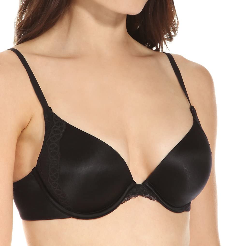 Maidenform Womens Natural Boost Demi Bra, Black,34B