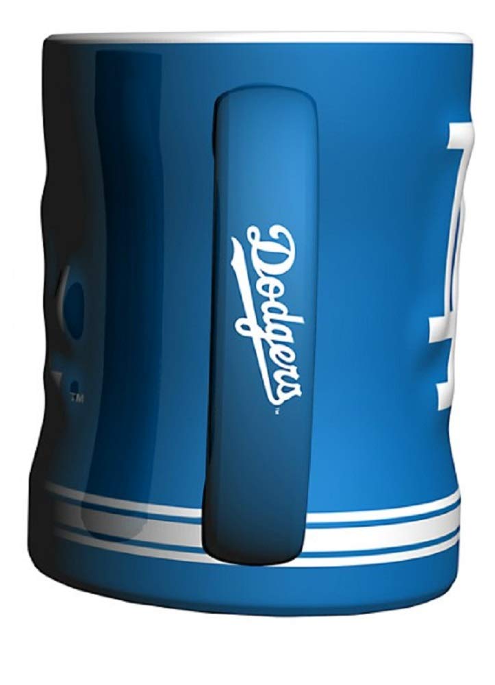 L.A. Dodgers Navy Blue 14Oz. Ceramic Relief Mug