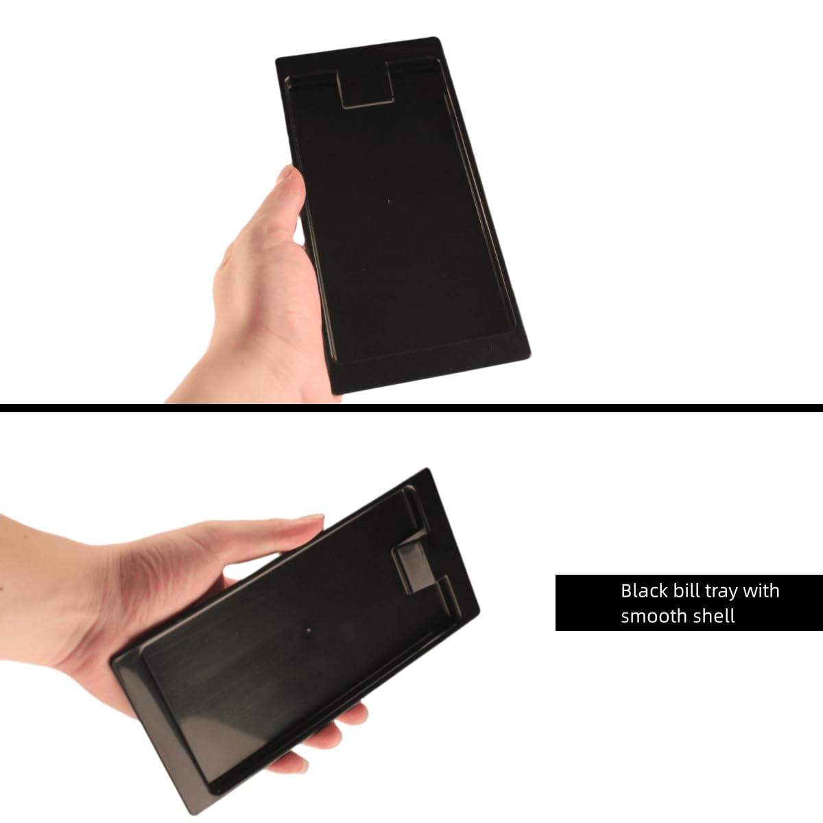 17Pack Black Check Holders, Check Presenters For Restaurants, Guest Check Holder Tip Tray For Bars, Cafes, Hotels, Dining, Resta