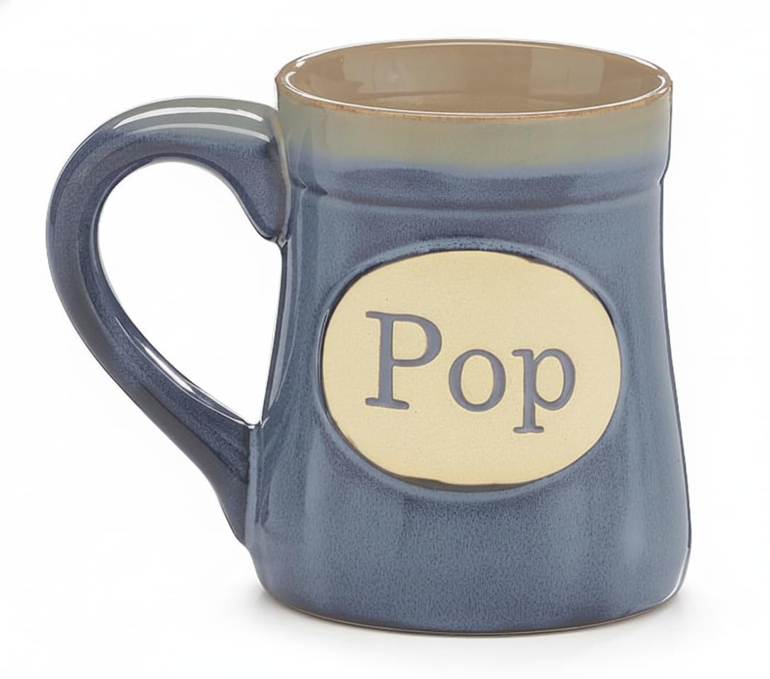 burton + BURTON Pop Message 18oz Porcelain Coffee Mug with Gift Box  Large HandPainted Ceramic Cup, Fathers Day or Birthday Gi