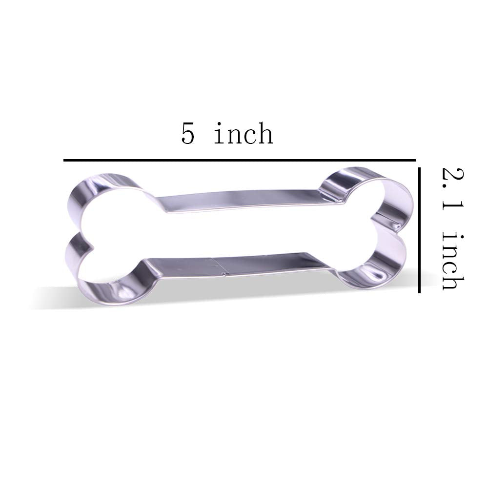 Large Dog Cookie Cutter Set - 3 Piece - Stainless Steel