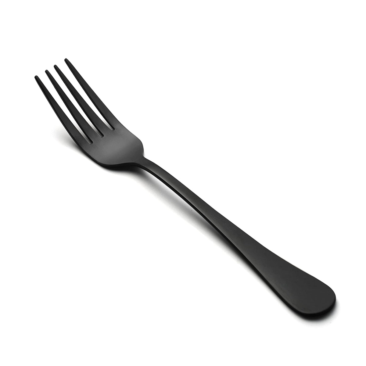Lianyu Black Salad Forks Set Of 12, Stainless Steel Silverware Flatware Forks, Appetizer Dessert Forks For Home Restaurant Weddi