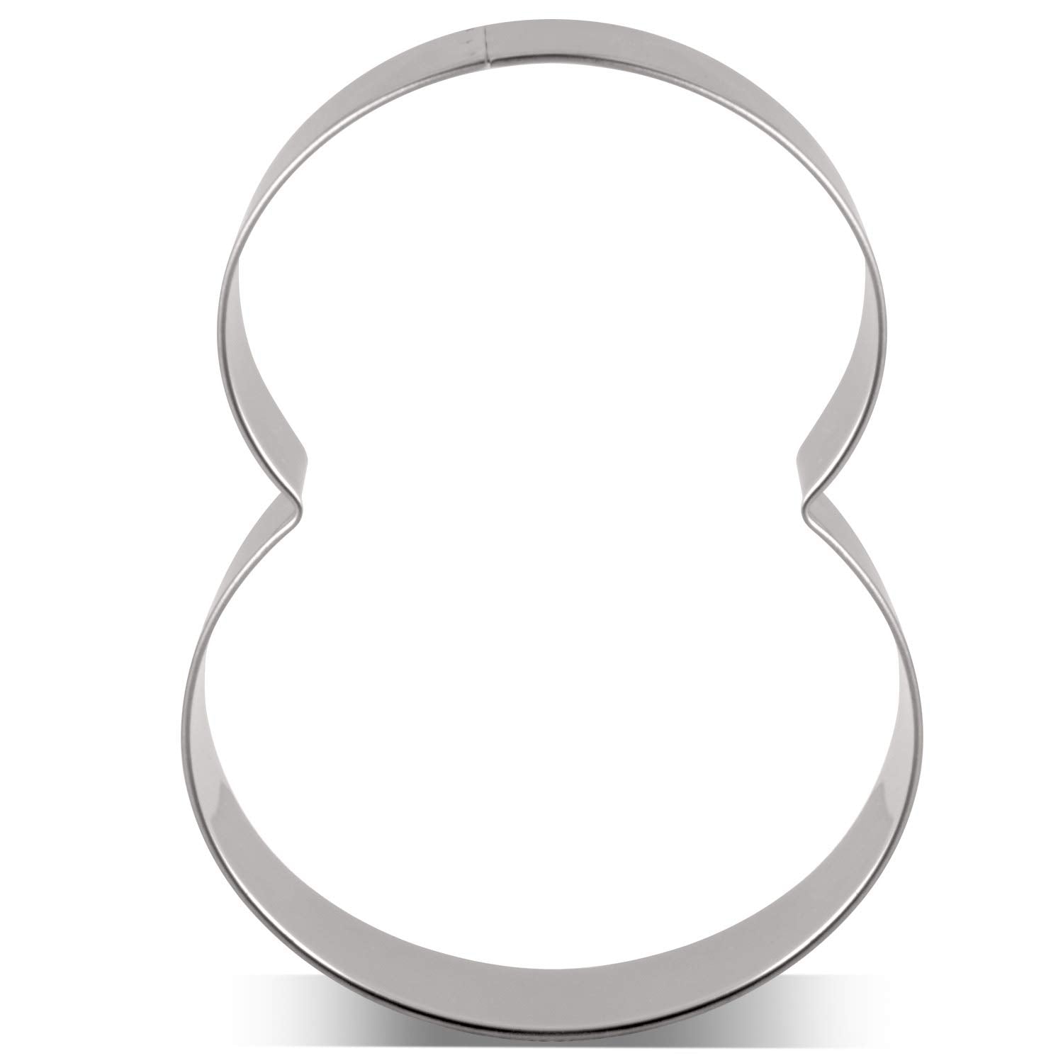 Liliao Number 8 Cookie Fondant Biscuit Cutter For Birthday/Anniversary/Special Day - 2.8 X 3.6 Inches - Stainless Steel