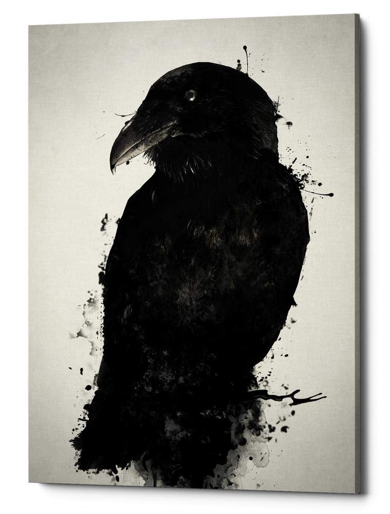 Cortesi Home 'The Raven' By Nicklas Gustafsson, Canvas Wall Art, 26''X40''