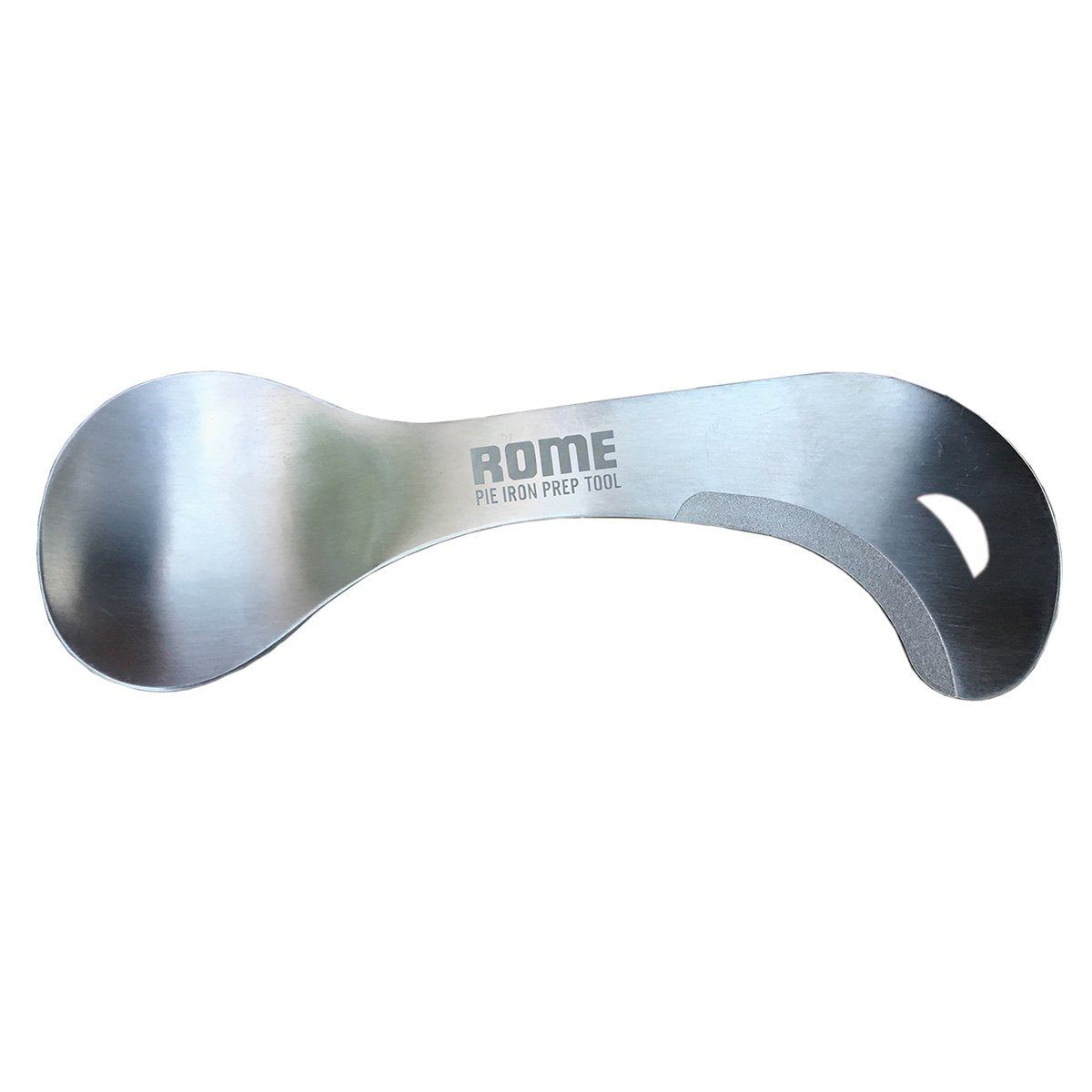 Rome Industries Pie Iron Prep Tool, 6.75'' X 2'', Stainless